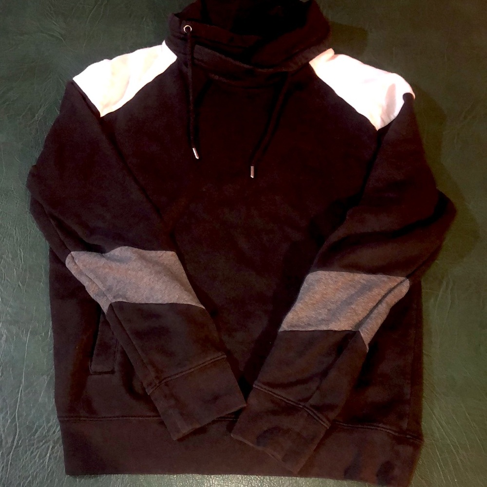 Black turtleneck sweater